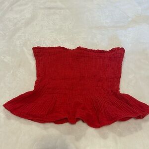 Red American eagle outfitters tube top M